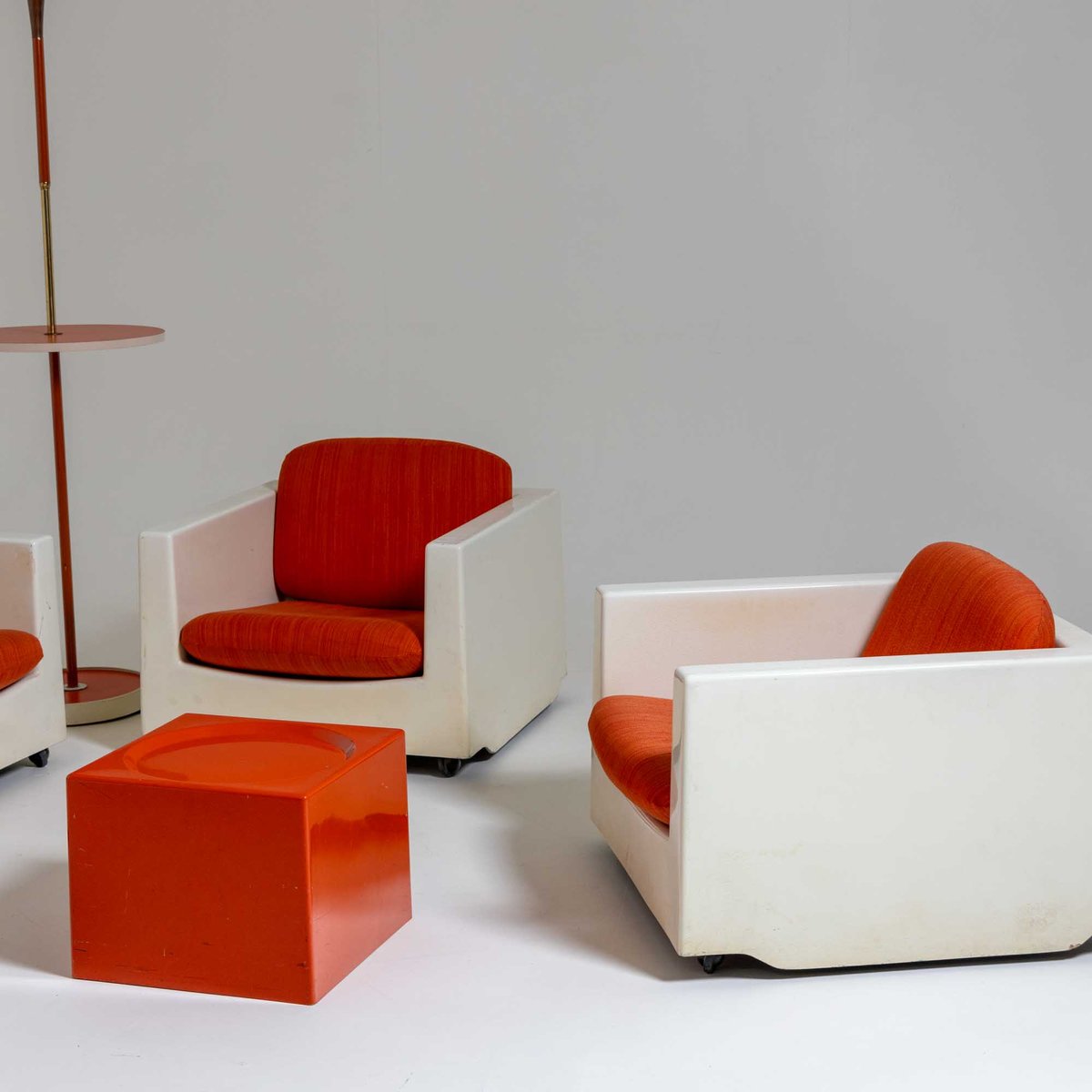 Living Room Set by Ico Parisi for Mim, Italy, 1960s, Set of 5