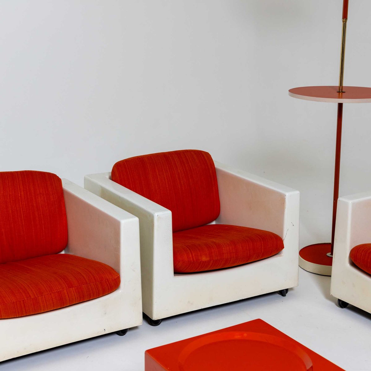 Living Room Set by Ico Parisi for Mim, Italy, 1960s, Set of 5