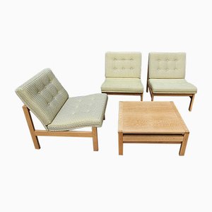 Living Room Set by Ole Gjerløv-Knudsen & Torben Lind, 1960s, Set of 3-RJQ-1015707