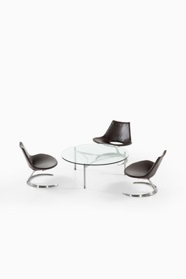 Living Room Set by Preben Fabricius & Jørgen Kastholm for Ivan Schlecte, 1966, Set of 4-SC-788543