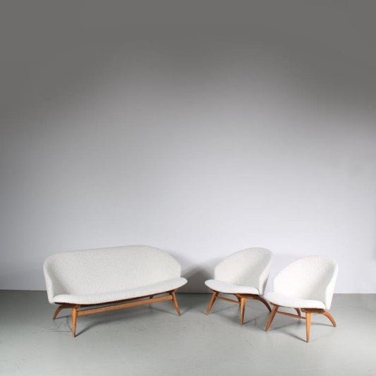 Living Room Set by Theo Ruth for Artifort, Netherlands, 1950s, Set of 3