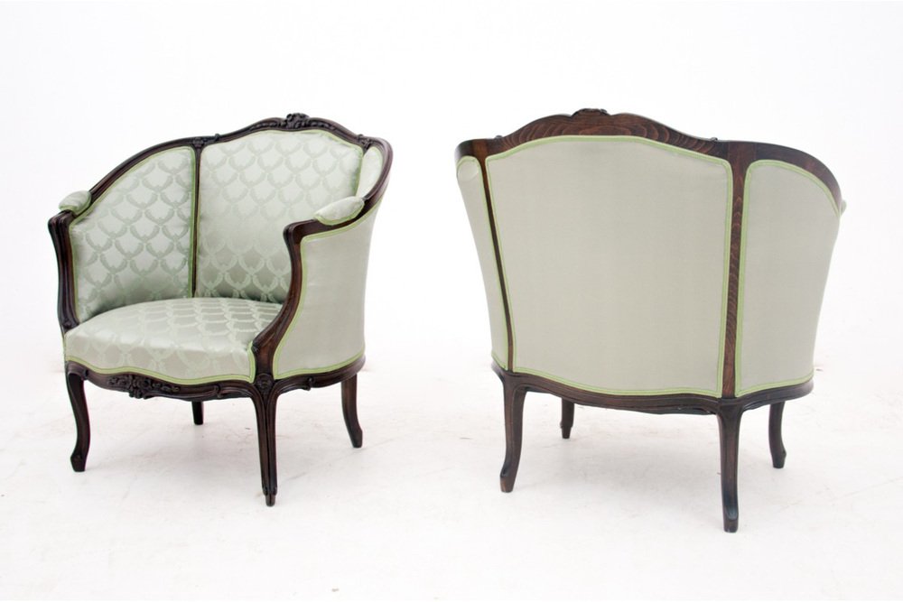 Living Room Set, France, 1870s, Set of 3