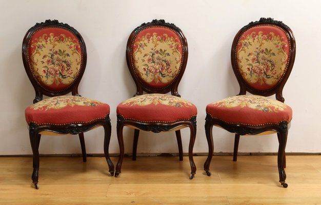 Living Room Set, Mid 19th Century, Set of 7-RVK-2024495