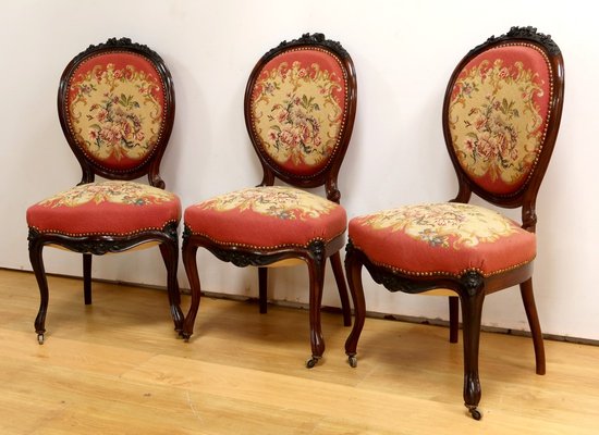 Living Room Set, Mid 19th Century, Set of 7-RVK-2024495