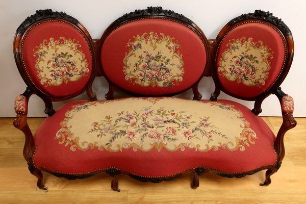 Living Room Set, Mid 19th Century, Set of 7-RVK-2024495