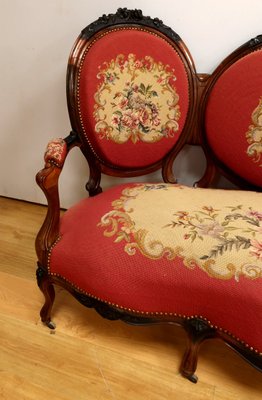 Living Room Set, Mid 19th Century, Set of 7-RVK-2024495