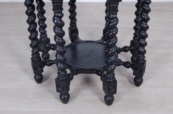 Living Room Set with Turned Legs, Italy, Late 1800s, Set of 8-XSG-1029478