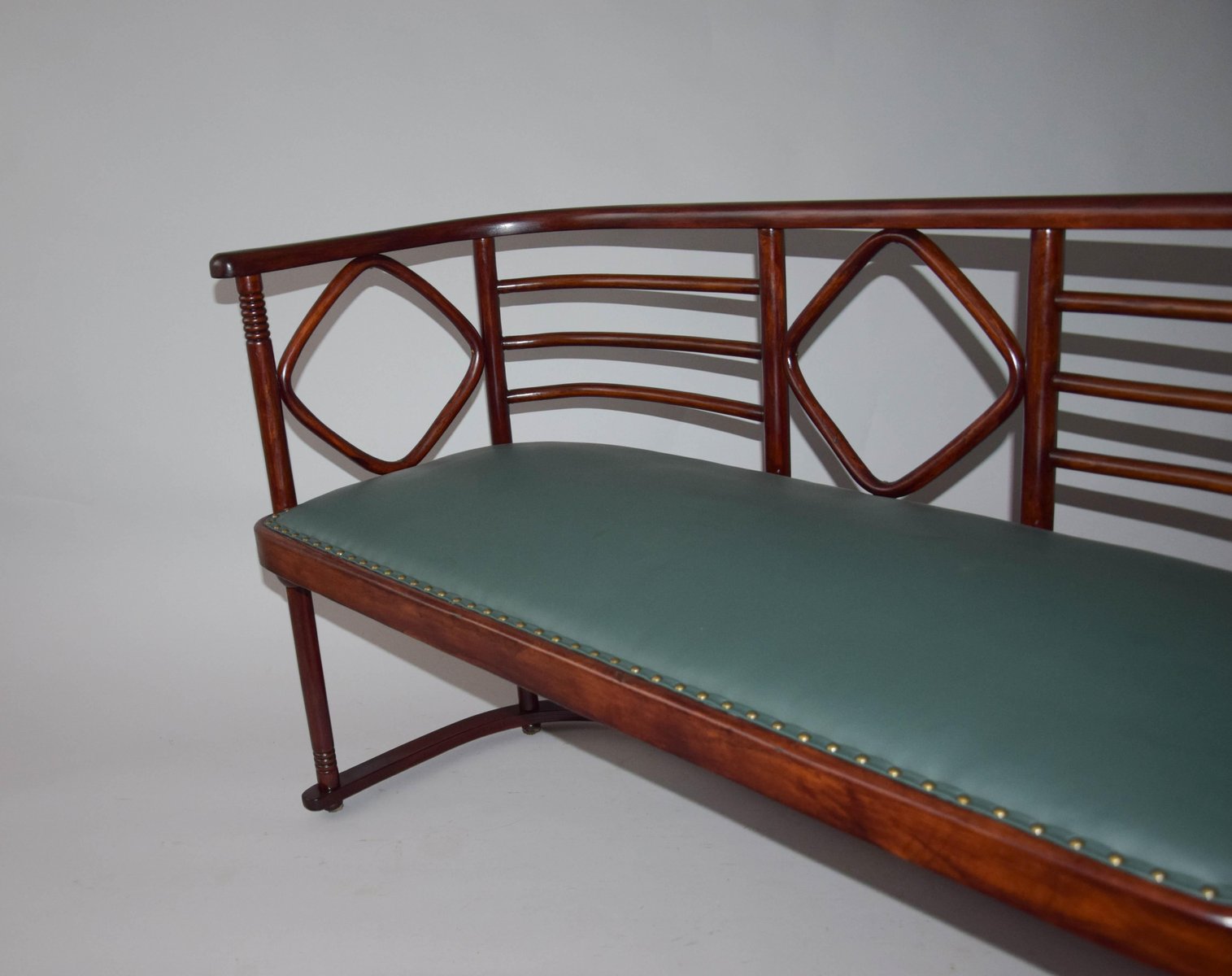 Living Room Sofa & Armchairs attributed to Josef Hoffmann, 1900s, Set of 3