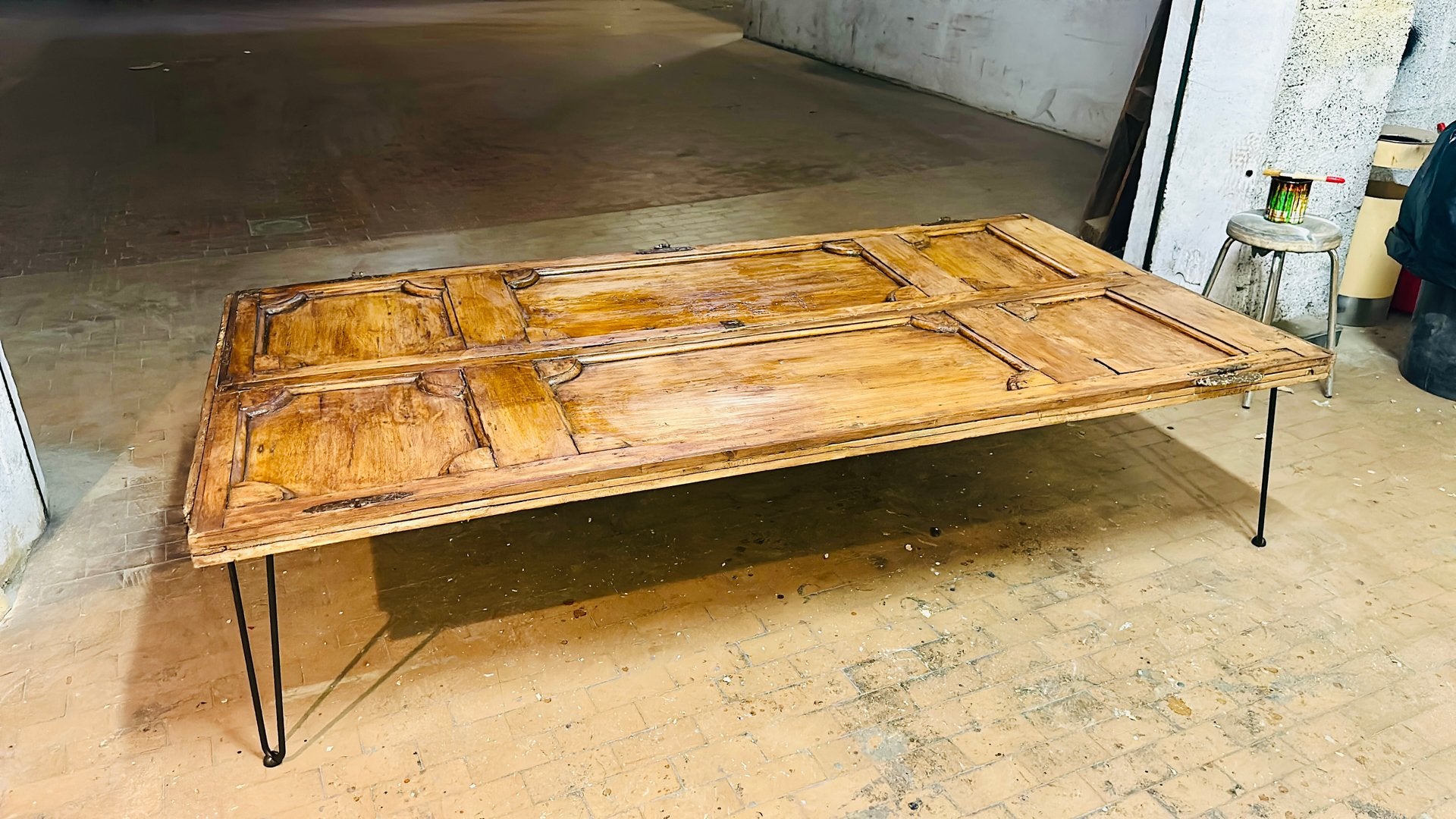 Living Room Table with Door, 1600s