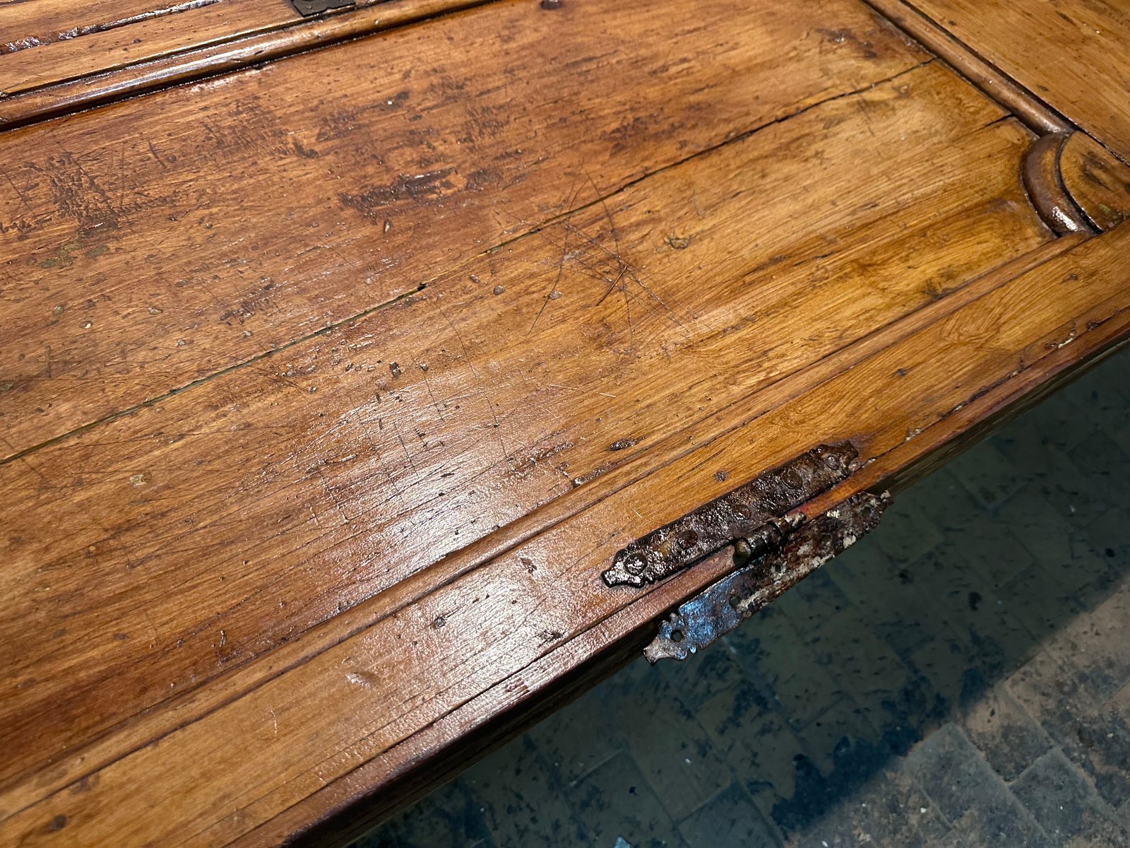 Living Room Table with Door, 1600s