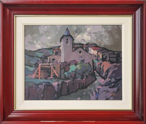 Llessui, Spain, 20th Century, Oil on Canvas Paintings, Framed, Set of 2-AOI-1704286