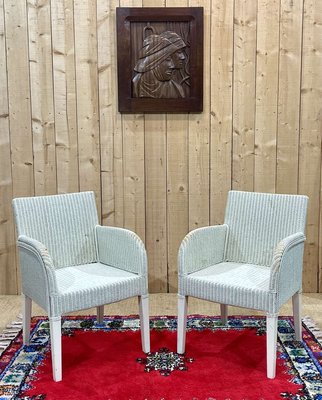 Lloyd Loom Armchairs by Vincent Sheppard, 2000s, Set of 2-QYF-2016373