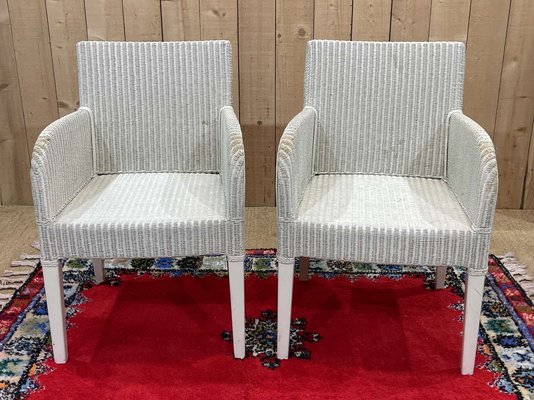 Lloyd Loom Armchairs by Vincent Sheppard, 2000s, Set of 2-QYF-2016373