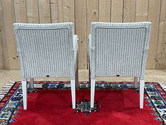 Lloyd Loom Armchairs by Vincent Sheppard, 2000s, Set of 2-QYF-2016373