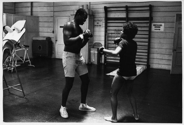 Lola Falana Boxing in the Gym Photographed by Frank Dandridge, 1969-DYV-700973