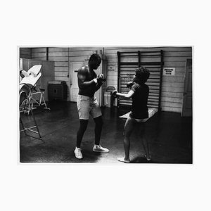 Lola Falana Boxing in the Gym Photographed by Frank Dandridge, 1969-DYV-700973