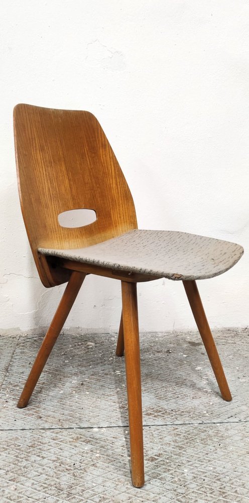 Lollipop Dining Chair by Fr. Pirak for Tatra