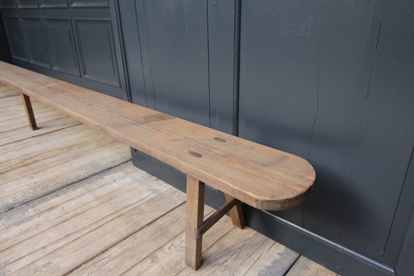 Long 19th Century Primitive Wabi Sabi Bench-TAT-1752619