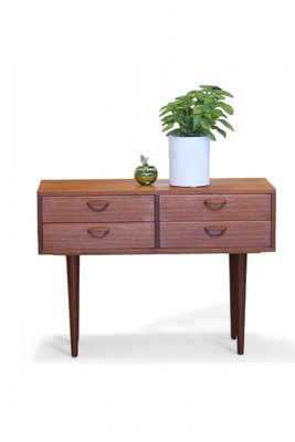 Long and Low Chest of Drawers in Teak, 1960s-BPJ-2040232