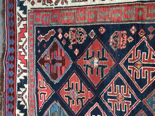 Long Antique Caucasian Rug-YMM-1382537