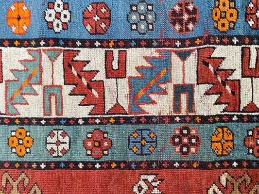 Long Antique Kazak Runner-YMM-1096517