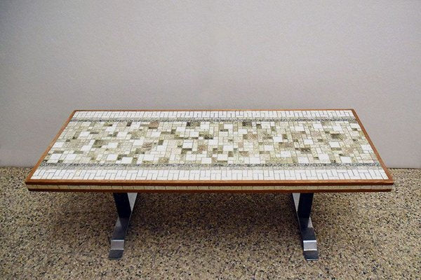 Long Coffee Table in Ceramic Mosaic, Italy, 1970s-HS-824151