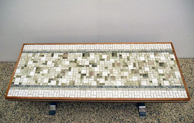 Long Coffee Table in Ceramic Mosaic, Italy, 1970s-HS-824151