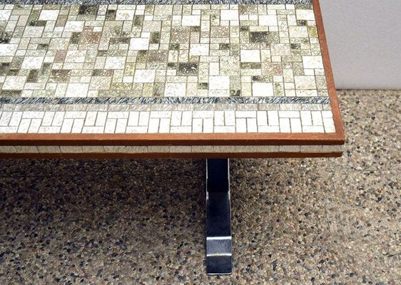 Long Coffee Table in Ceramic Mosaic, Italy, 1970s-HS-824151