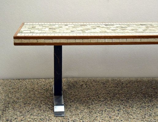 Long Coffee Table in Ceramic Mosaic, Italy, 1970s-HS-824151