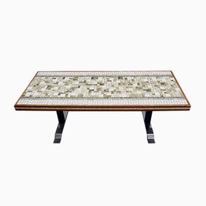 Long Coffee Table in Ceramic Mosaic, Italy, 1970s-HS-824151