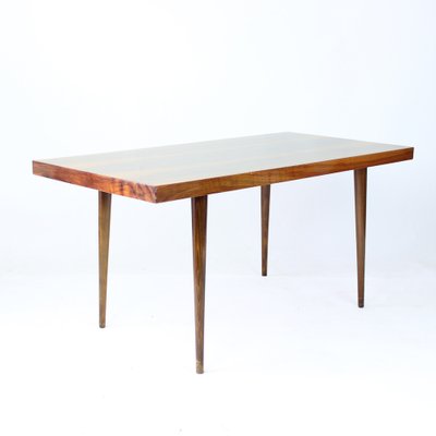 Long Coffee Table in Walnut from Mier, Czechoslovakia, 1965-UL-1396428