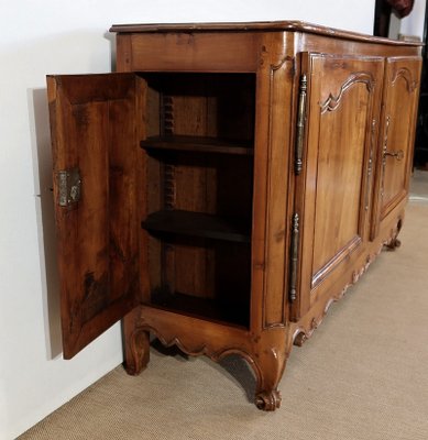 Long Late 18th Century Massive Cherry Woodwork Buffet-RVK-1250115