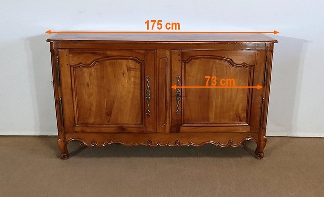 Long Late 18th Century Massive Cherry Woodwork Buffet-RVK-1250115