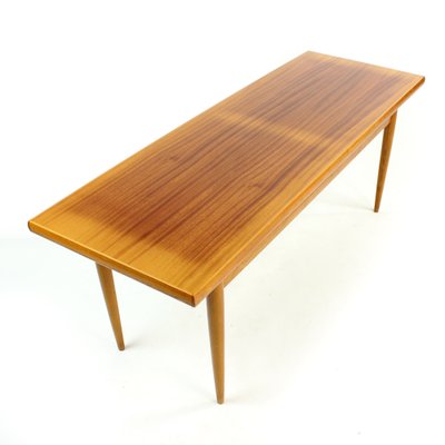 Long Mahogany and Teak Coffee Table, 1970s-UL-868716