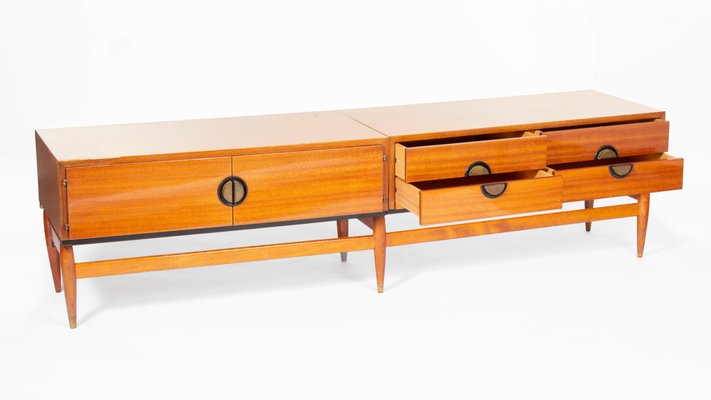 Long Media Console in Czechoslovakian Design, Ca. 1970s-ABO-1440475