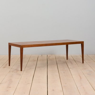 Long Mid-Century Danish Rosewood Coffee Table by Severin Hansen for Haslev, 1960s-UE-1389304