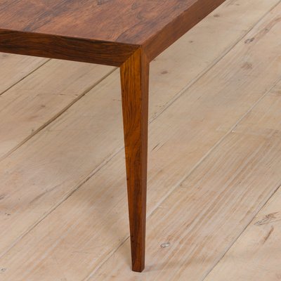 Long Mid-Century Danish Rosewood Coffee Table by Severin Hansen for Haslev, 1960s-UE-1389304