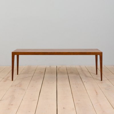 Long Mid-Century Danish Rosewood Coffee Table by Severin Hansen for Haslev, 1960s-UE-1389304