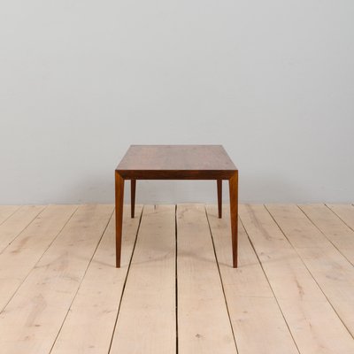 Long Mid-Century Danish Rosewood Coffee Table by Severin Hansen for Haslev, 1960s-UE-1389304