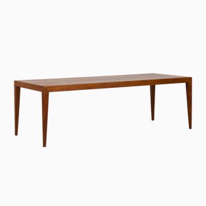 Long Mid-Century Danish Rosewood Coffee Table by Severin Hansen for Haslev, 1960s-UE-1389304