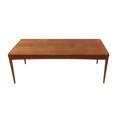 Long Mid-Century Scandinavian Modern Teak Coffee Table-RY-1360239