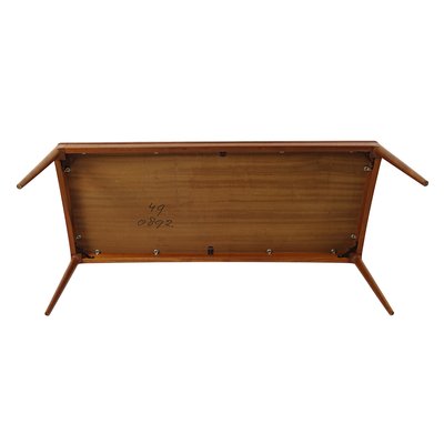 Long Mid-Century Scandinavian Modern Teak Coffee Table-RY-1360239