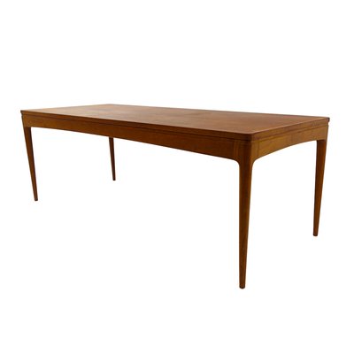 Long Mid-Century Scandinavian Modern Teak Coffee Table-RY-1360239