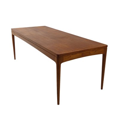 Long Mid-Century Scandinavian Modern Teak Coffee Table-RY-1360239