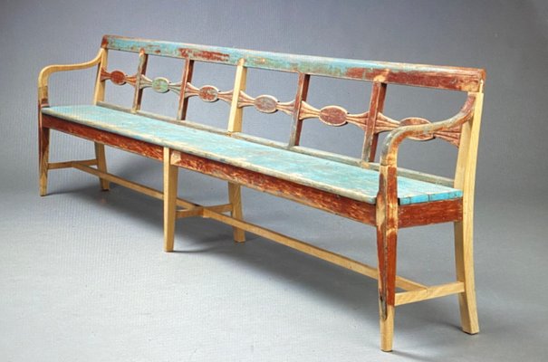 Long Nordic Bench, 1850s-VAP-1438540