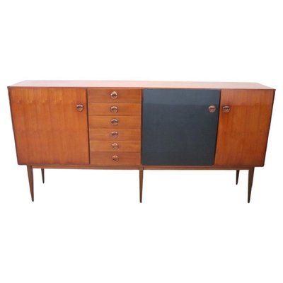 Long Sideboard in Teak Veneer, 1960s-DCO-1777085