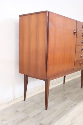 Long Sideboard in Teak Veneer, 1960s-DCO-1777085