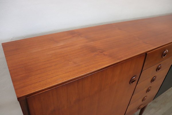 Long Sideboard in Teak Veneer, 1960s-DCO-1777085