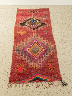 Long Vintage Berber Boujad Rug-GPP-1313825