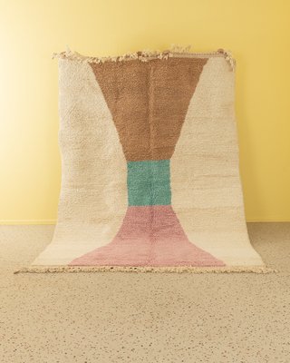 Long Vintage Pastel Berber Boujad Rug-GPP-1313871